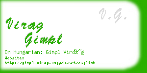 virag gimpl business card